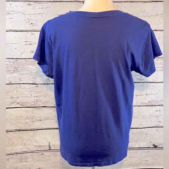 CUFFY'S OF CAPE COD T-Shirt Crewneck Bright Blue-Medium - Picture 3 of 3